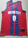 Maillot de Basket #0 Drummond Pistons 19-20 City Brodé